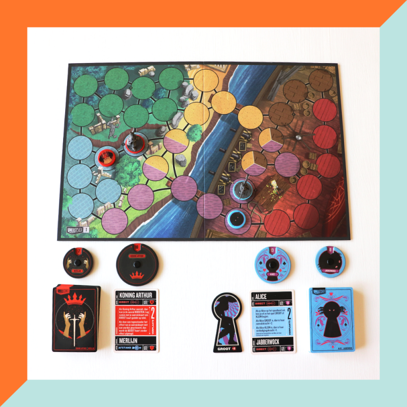 Unmatched Gevecht der Legendes spelmateriaal