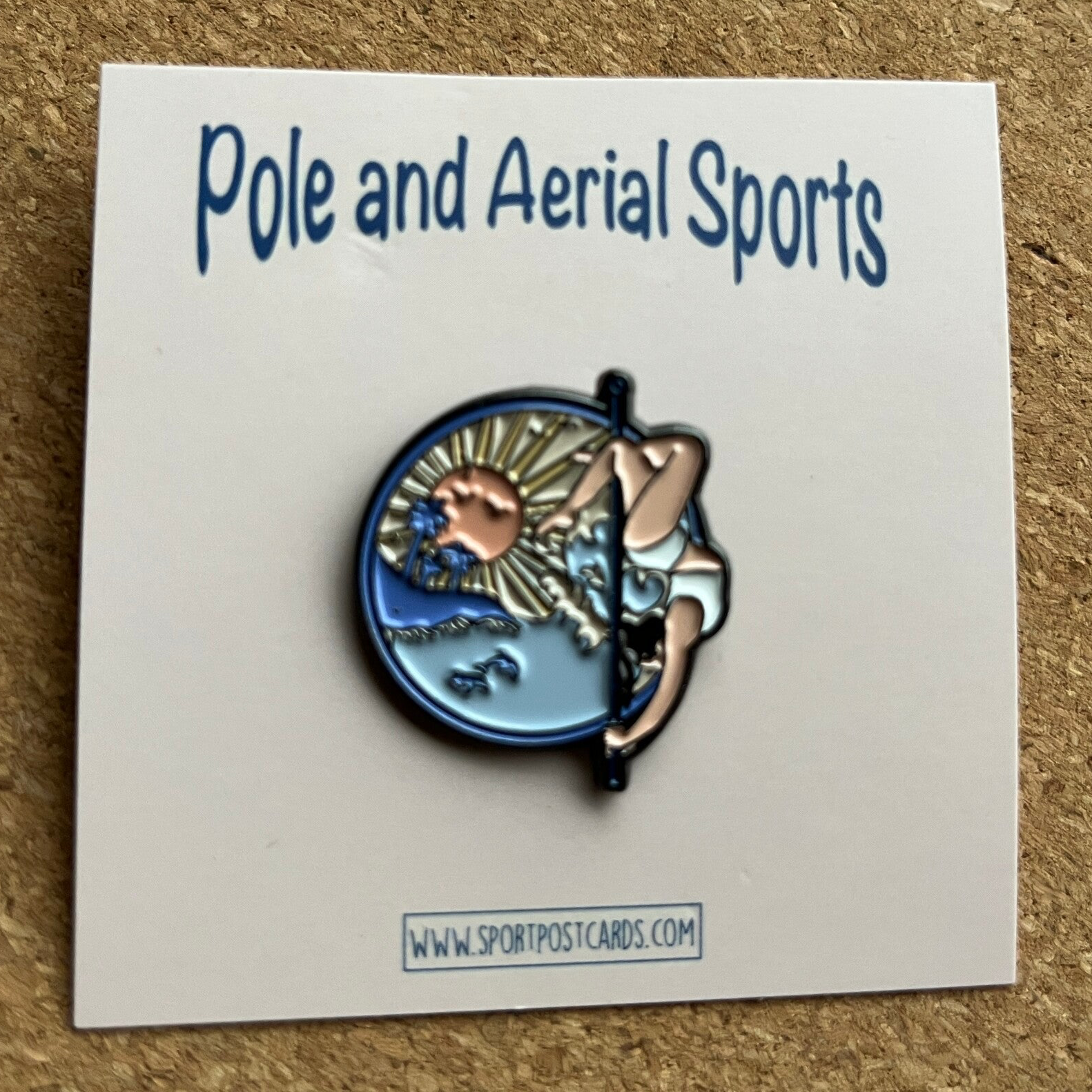 SP00144PIN PAAS Circle Art 5 Flying Pole Dance Tropical