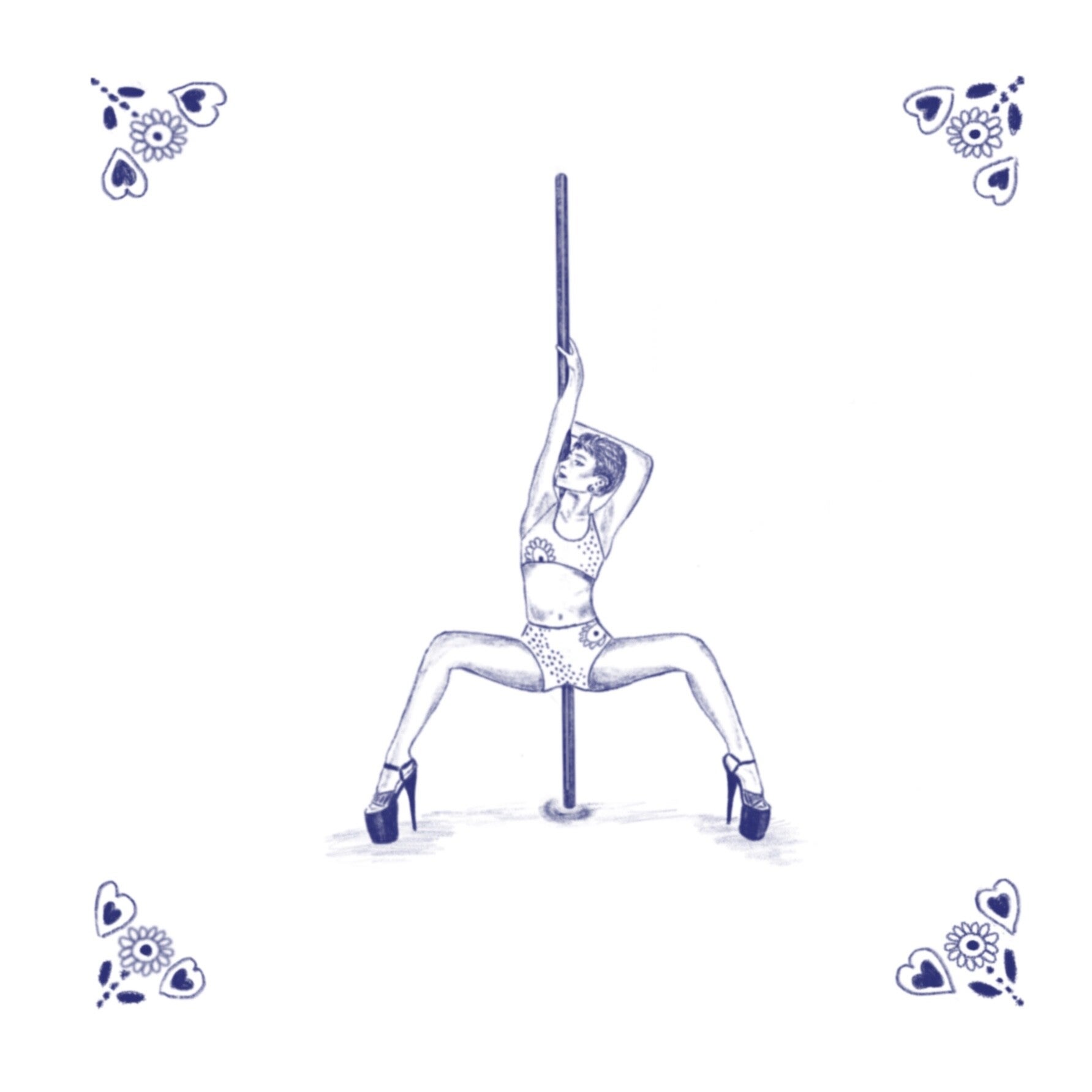 Tegel SP00114 PAAS Lets Go Dutch Pole Exotic