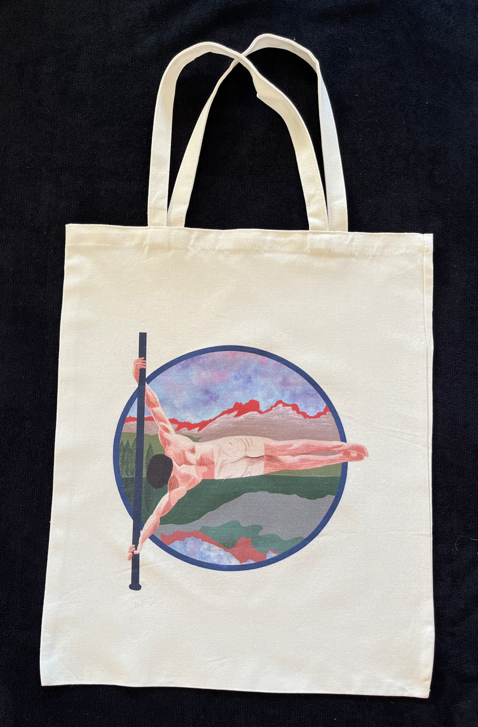 SP00142 TOTE BAG Circle Art 3 Polesport - Poledance Men Woods