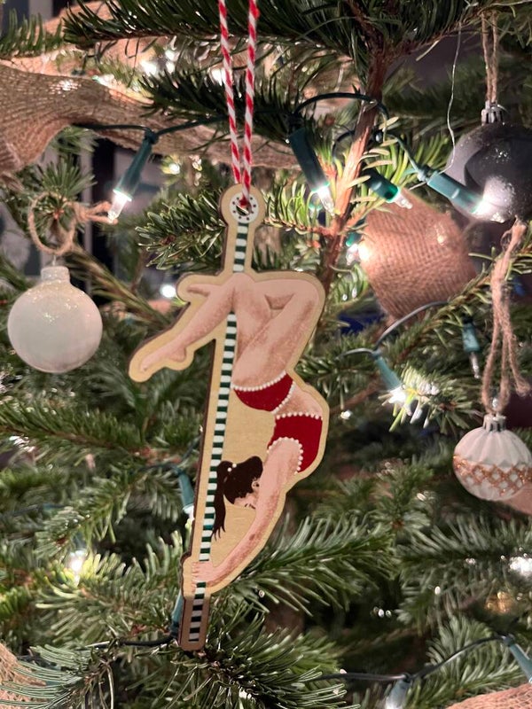 SP00154 Kerst hanger Pole sport /  dance