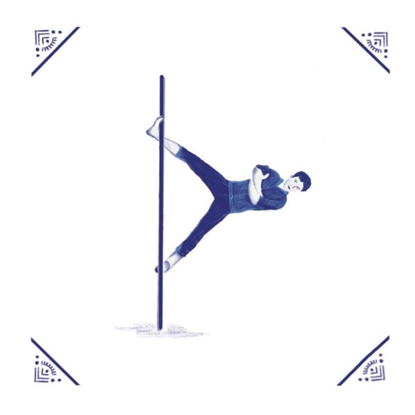 Beker SP00110 PAAS Lets Go Dutch Pole Man