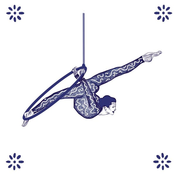 Beker SP00115 PAAS Lets Go Dutch Aerial Hoop Lady