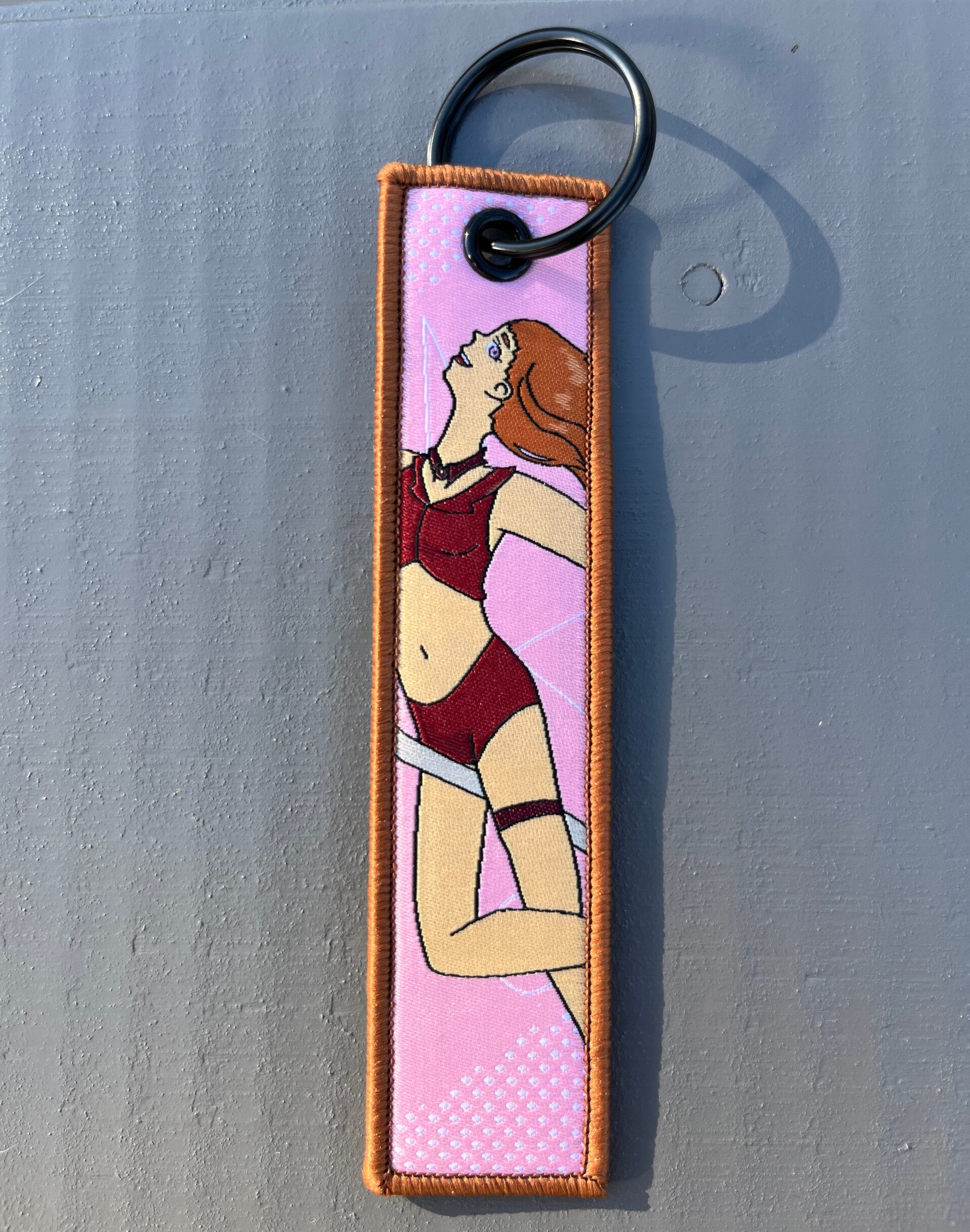 SP00183 - Sleutelhanger - Paaldansen - Anime - Roze