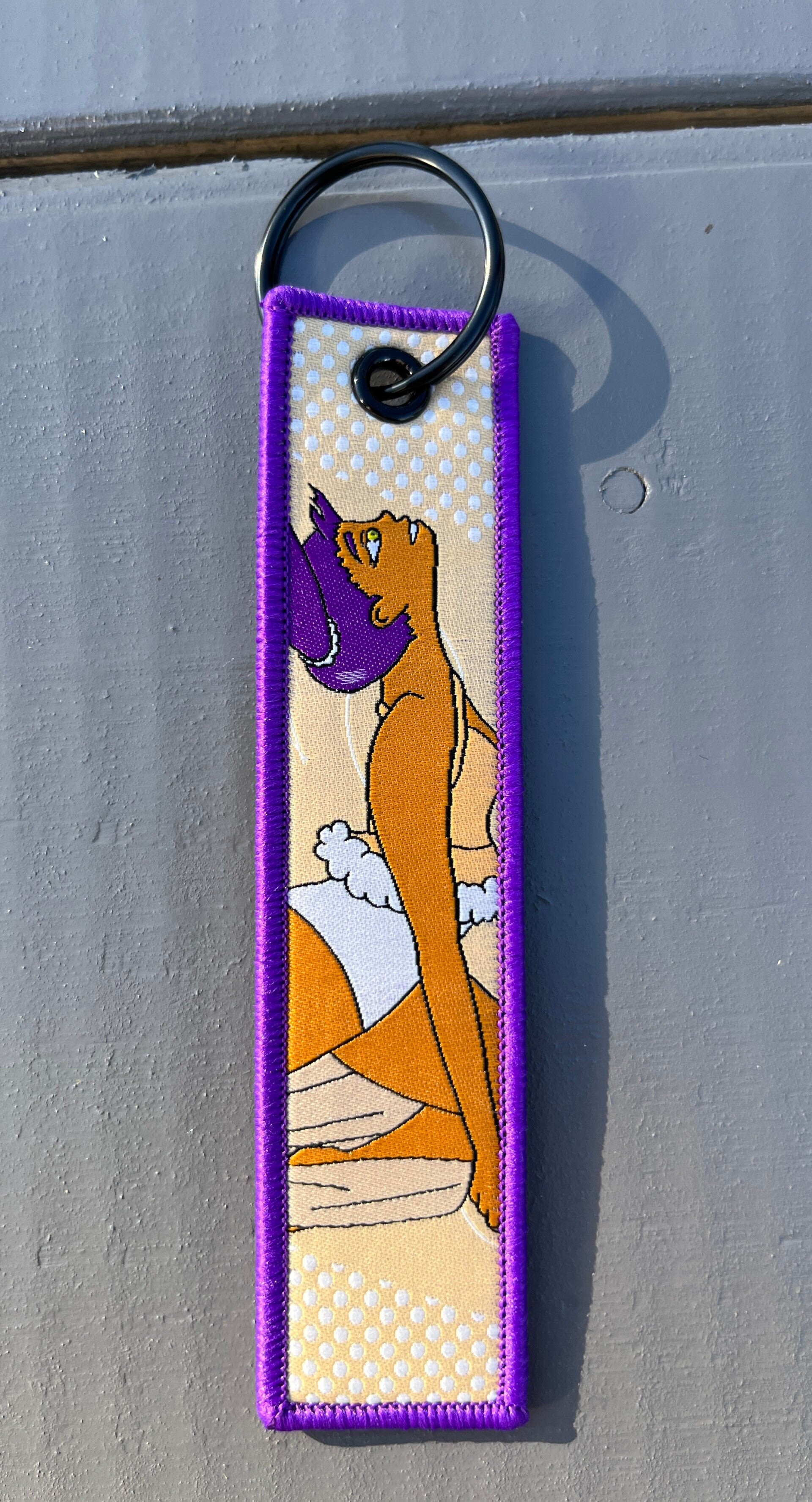 SP00186 - Sleutelhanger - Aerial Silk - Anime - Oranje