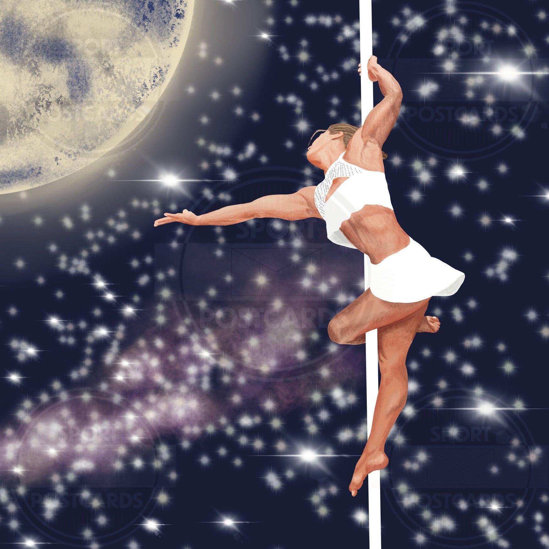 SP00210 Sticker PAAS Universe Moon & Polesport