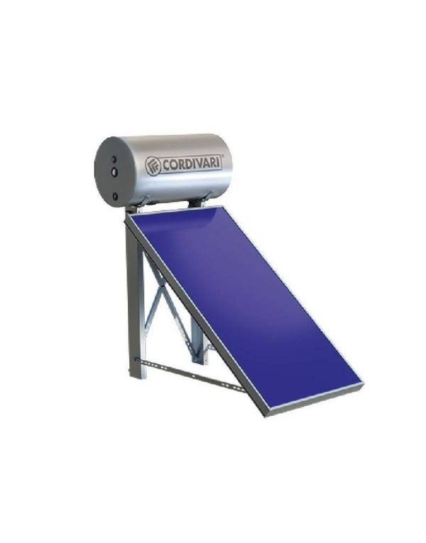 SISTEMA SOLARE CORDIVARI PANAREA LOW A CIRCOLAZIONE NATURALE - 1 COLLETTORE - 150 LITRI - STRUTTURA TETTO PIANO