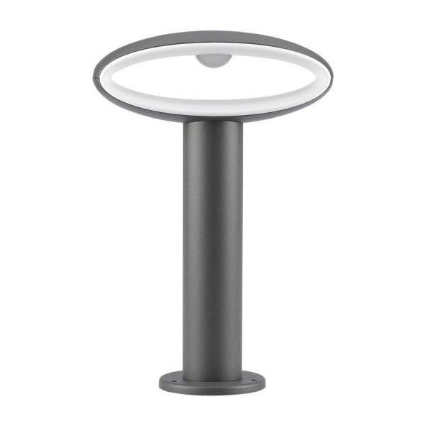 LAMPADA LED 9W FINITURA GRIGIA LUCE BIANCO NATURALE