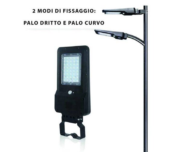 Lampione ad energia solare 850 Lumen