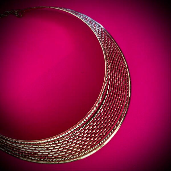 Collier Cérémonie – Strass & Perles
