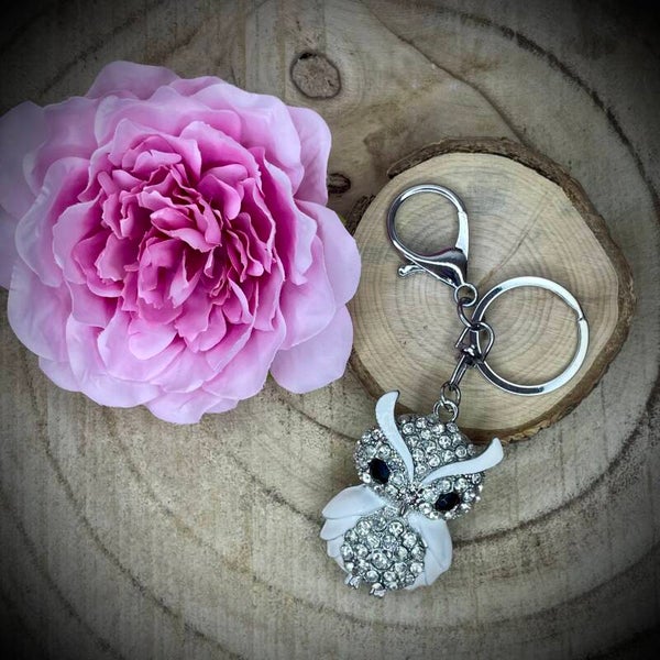 Porte-clefs fantaisie en acier inoxydable