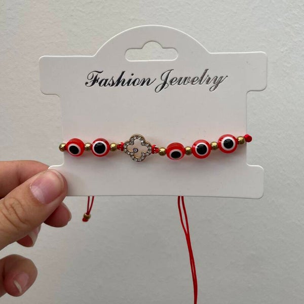 Bracelet fantaisie ajustable anti mauvais oeil