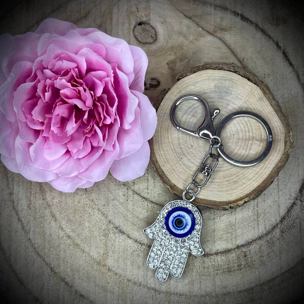 Porte-clefs fantaisie en acier inoxydable