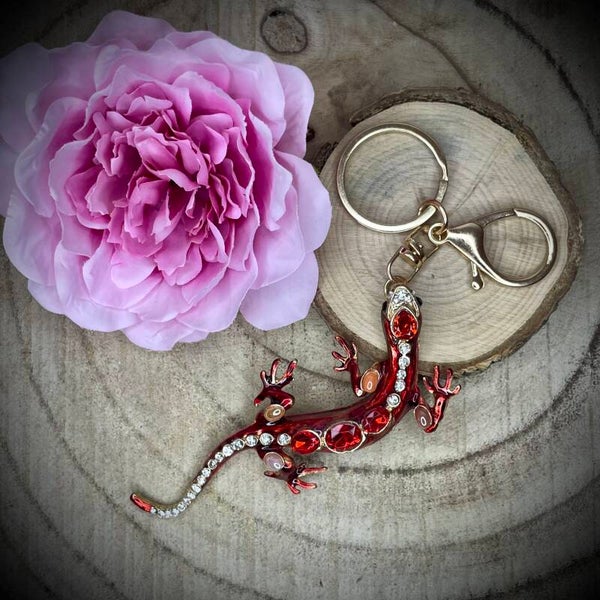 Porte-clefs fantaisie en acier inoxydable