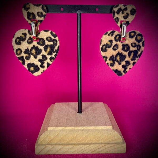 Boucles d’oreilles – Léopard