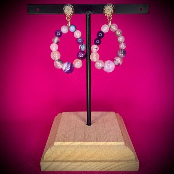Boucles d’oreilles – Pierres naturelles
