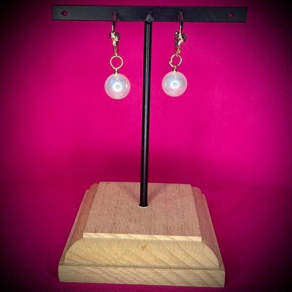 Boucles d’oreilles Cérémonie – Strass & Perles