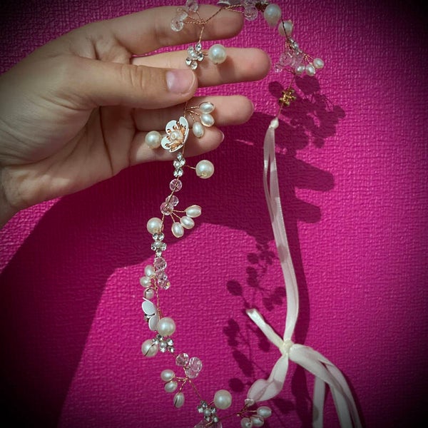 Couronne de bijoux pour cheveux cérémonie