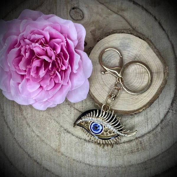 Porte-clefs fantaisie en acier inoxydable