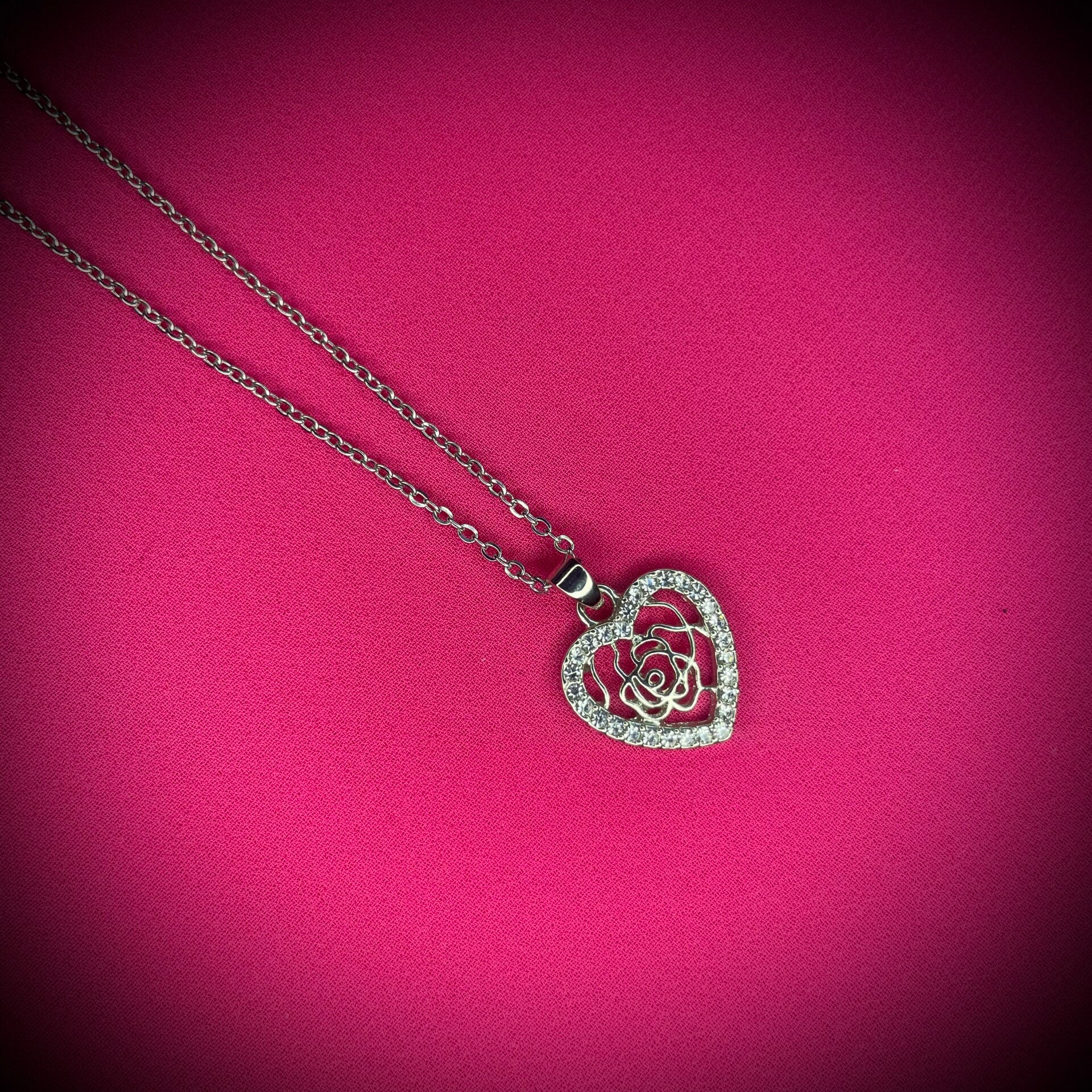 Collier en acier inoxydable – argenté