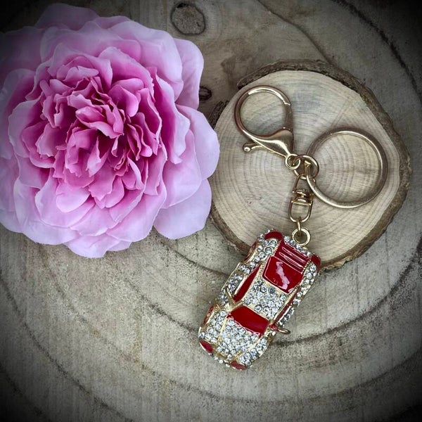 Porte-clefs fantaisie en acier inoxydable