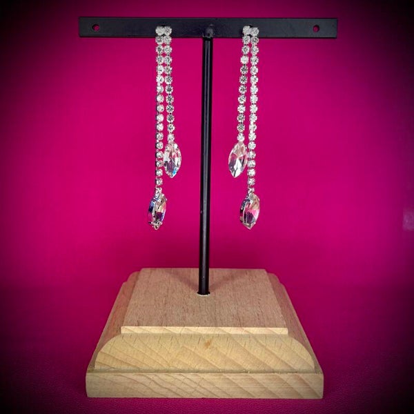 Boucles d’oreilles Cérémonie – Strass & Perles