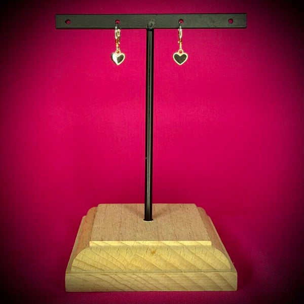 Boucles d’oreilles en acier inoxydable doré – Motif raffiné