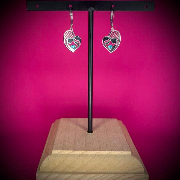 Boucles d’oreilles en argent véritable 925/1000