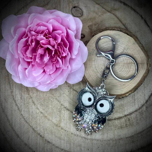 Porte-clefs fantaisie en acier inoxydable