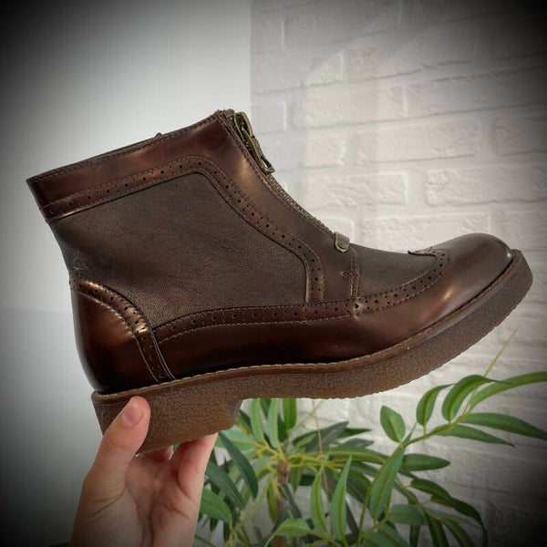 Bottines Anna marron avec fermeture