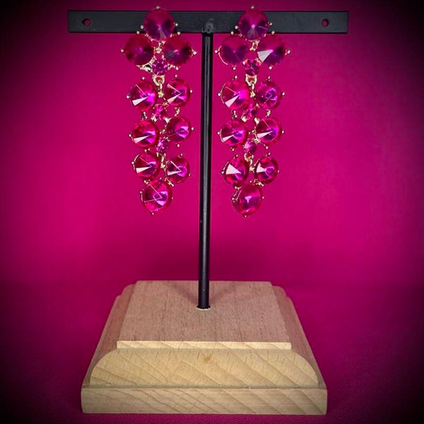 Boucles d’oreilles Cérémonie – Strass & Perles