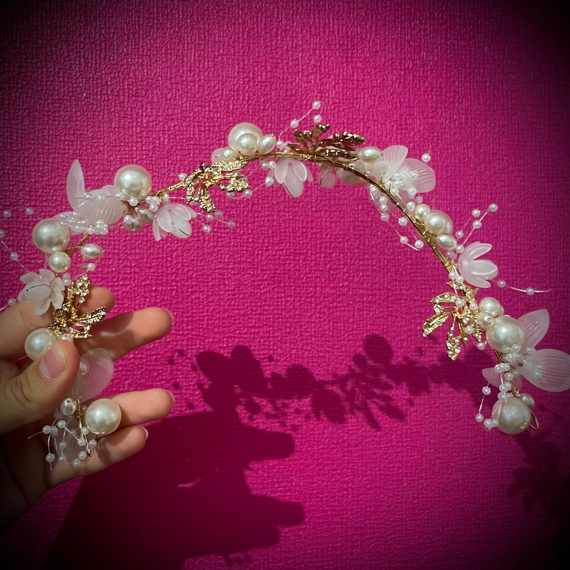 Couronne de bijoux pour cheveux cérémonie