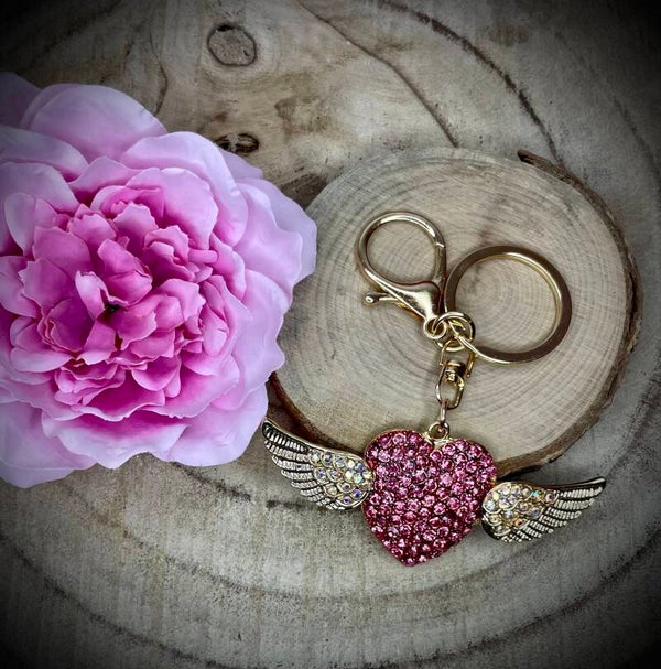 Porte-clefs fantaisie en acier inoxydable