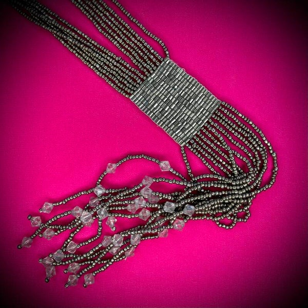 Collier Cérémonie – Strass & Perles
