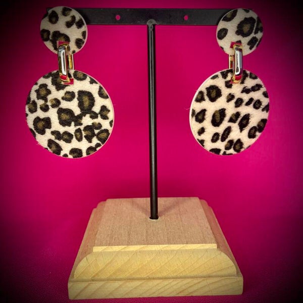 Boucles d’oreilles – Léopard