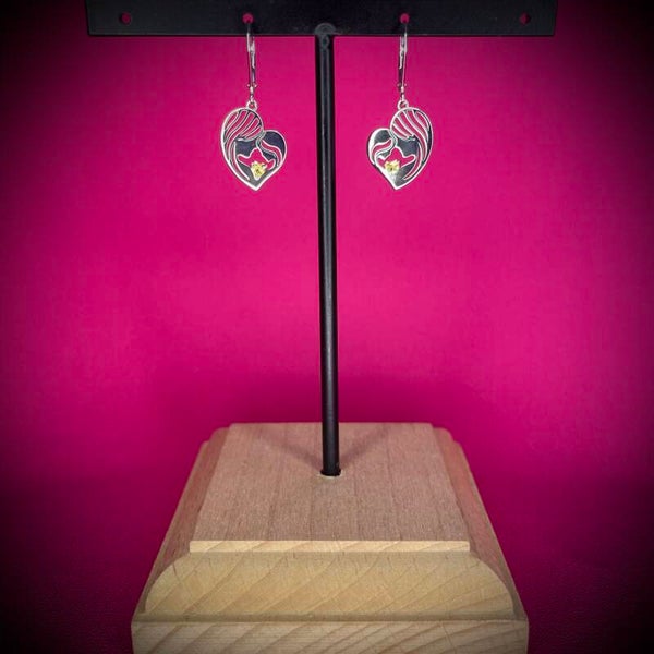 Boucles d’oreilles en argent véritable 925/1000