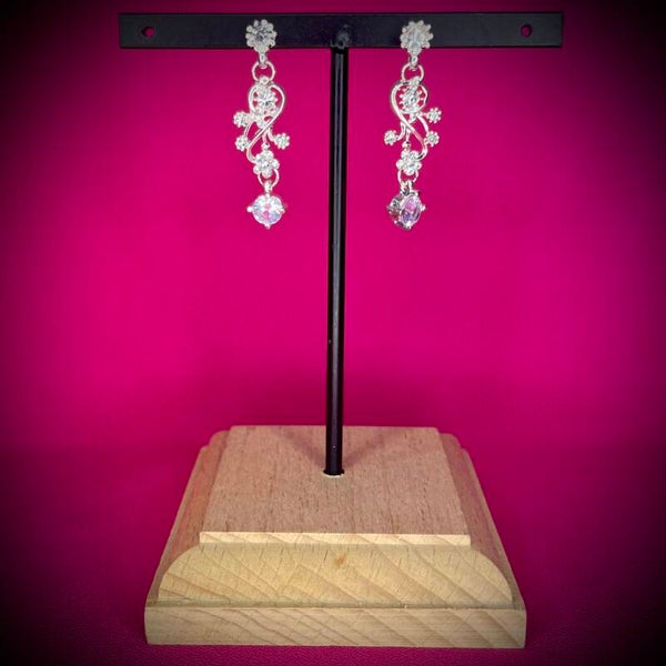 Boucles d’oreilles Cérémonie – Strass & Perles