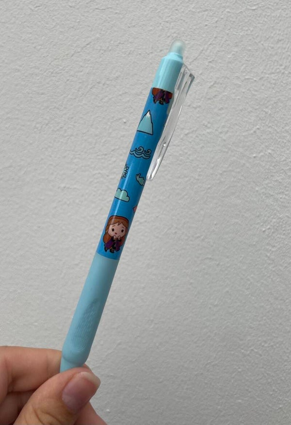 Stylo disney écriture bleu effaçable