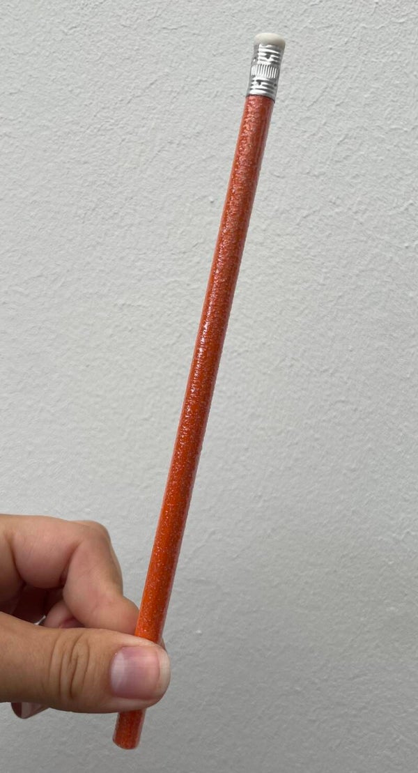 Crayon de bois a paillettes