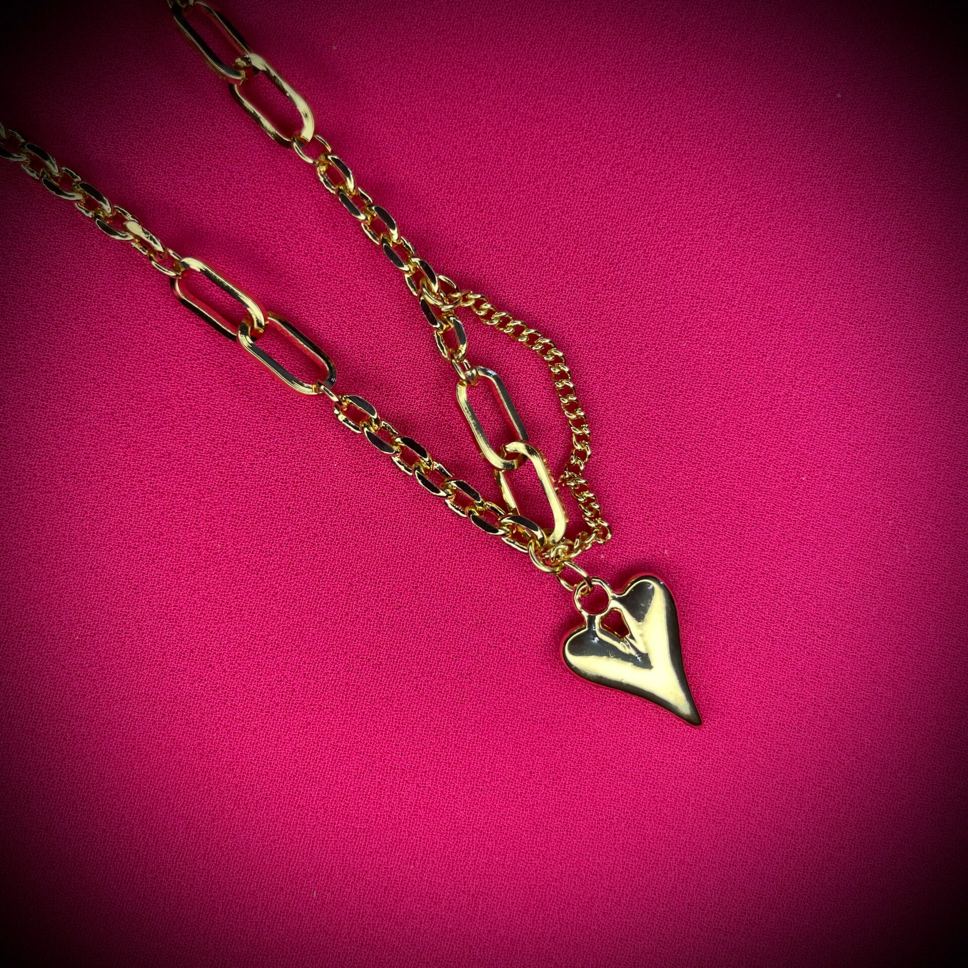 Collier en acier inoxydable – doré