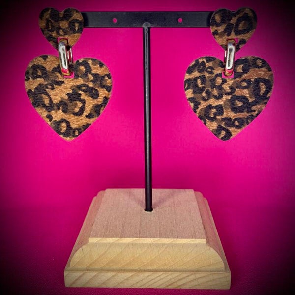 Boucles d’oreilles – Léopard