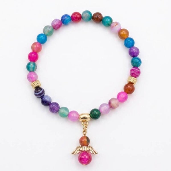 Bracelet en pierres naturelles "7 chakras"