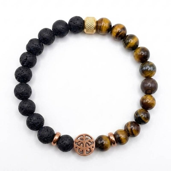 Bracelet en pierres "œil du tigre"