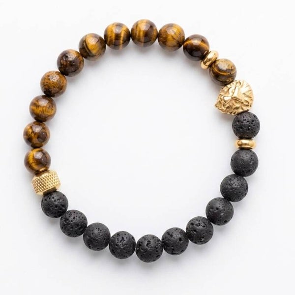 Bracelet en pierres "œil du tigre"
