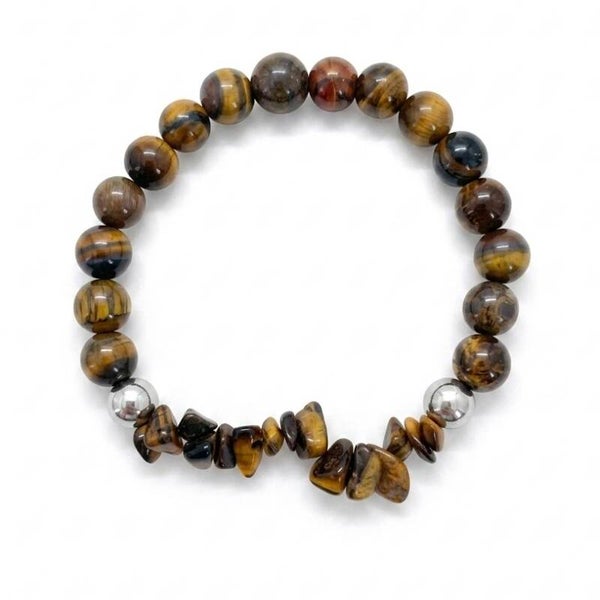 Bracelet en pierres "œil du tigre"