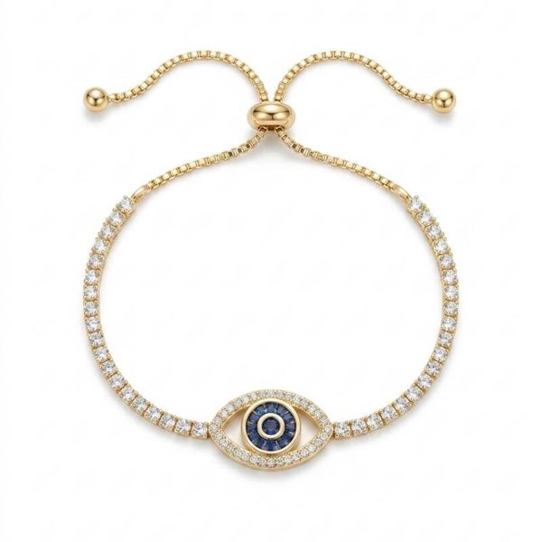 Bracelet réglable en acier inoxydable – Motifs élégants & strass scintillants