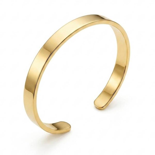 Bracelet réglable en acier inoxydable – Motifs élégants & strass scintillants