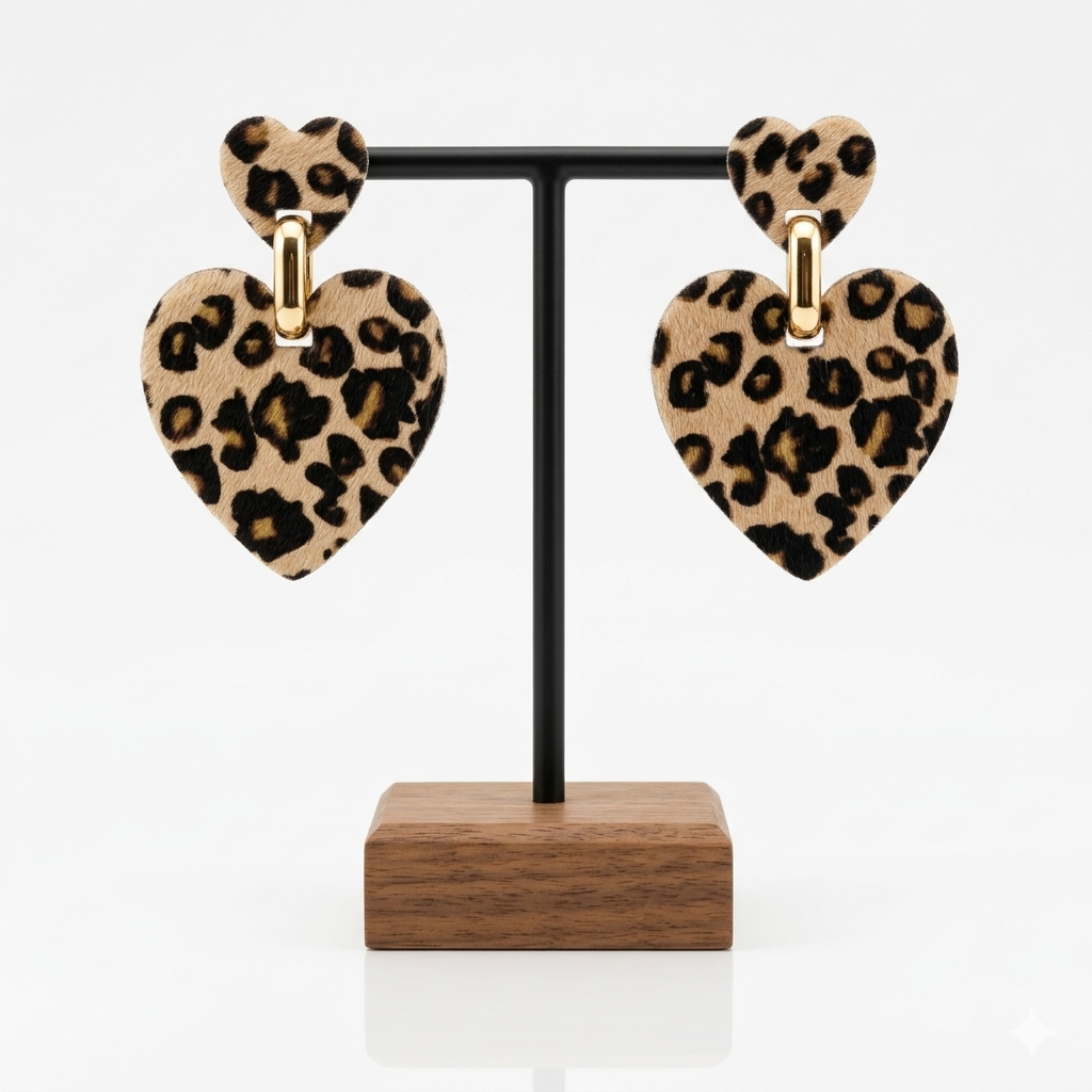 Boucles d’oreilles – Léopard
