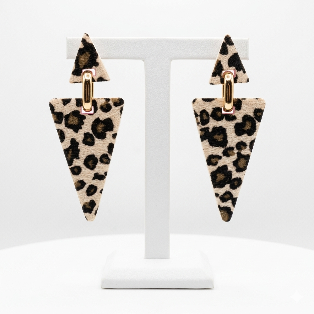 Boucles d’oreilles – Léopard