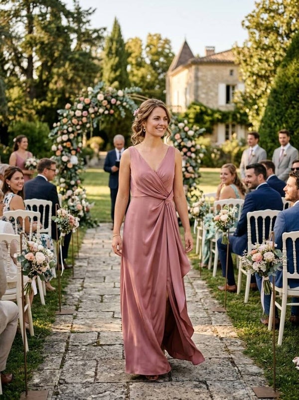 Combinaison cérémonie terracotta